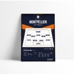 Poster Montpellier MHSC | Champion de France 2012 - Ligue 1