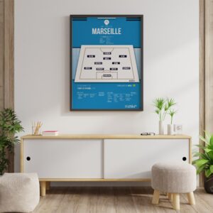 Poster Marseille OM | Ligue 1 13ème journée 2009-2010