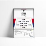 Poster Lyon OL | Derby Ligue 1 12ème journée