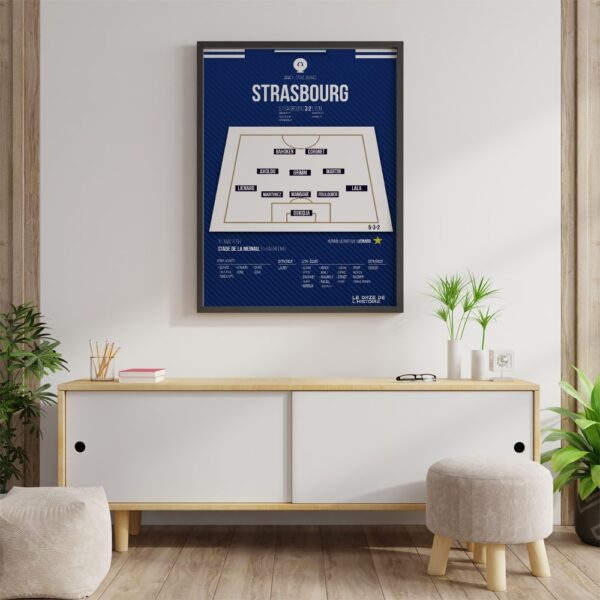 Poster Strasbourg | Ligue 1 37ème journée 2018