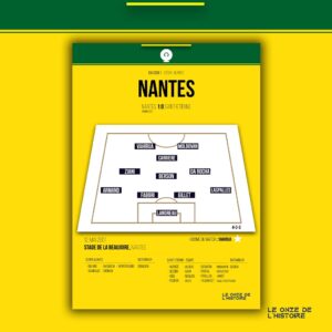 Poster FC Nantes| Champion Division 1 en 2001