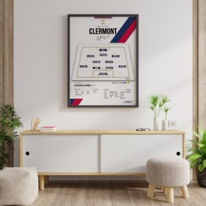 Poster Clermont Foot | 38ème journée ligue 2