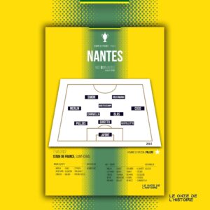 Poster FC Nantes| Vainqueur de la Coupe de France 2022