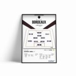 Poster Girondins de Bordeaux |Champion de France 2009 - Ligue 1